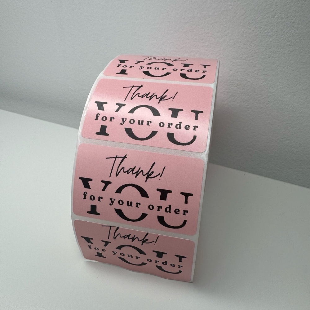 100 pcs Thank You for your order my 2" Stickers labels NWT - Picture 9 of 14